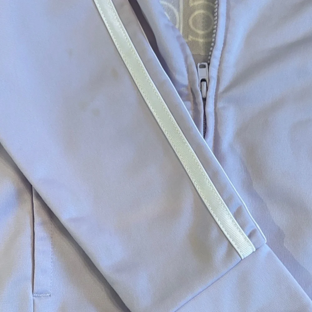 Little girls lavender Adidas Track Jacket - Picture 7 of 10